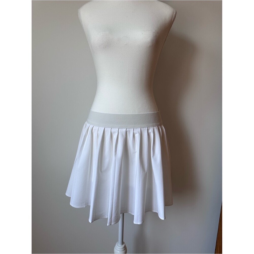 GARAGE White Tennis Skort Golf Skirt Built In Shorts Athleisure Athletic Skort M - Picture 5 of 12